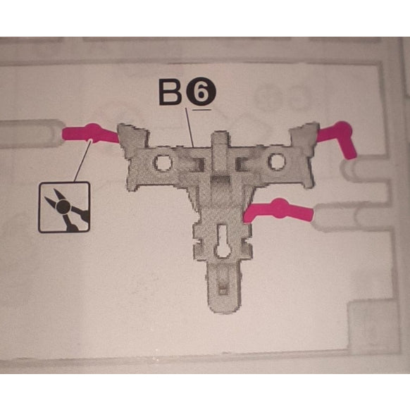 CB RG 01 1/144 Unicorn butcher spare replacement parts