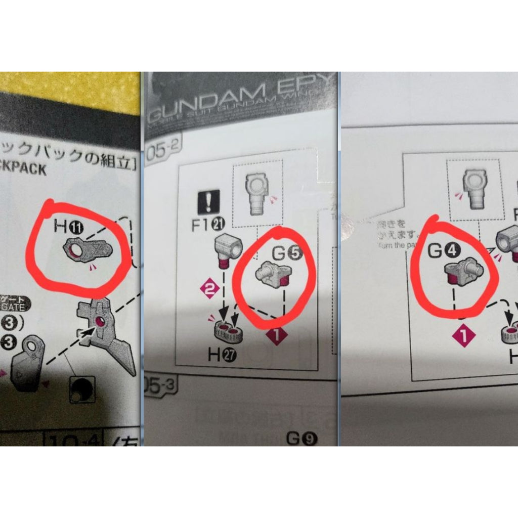 CB RG 15 butcher parts for 1/144 EPYON