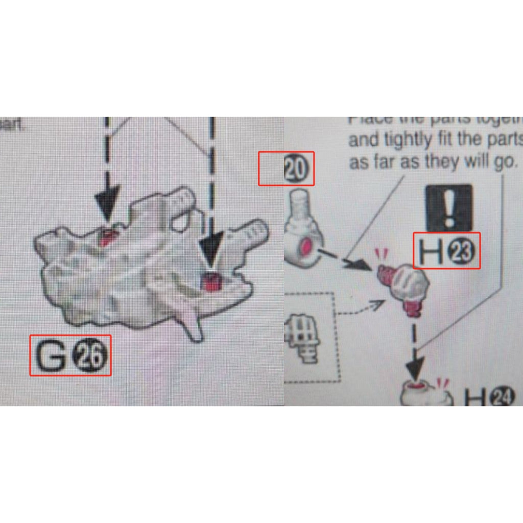 CB RG 07 1/144 Sazabi butcher Spare parts replacement