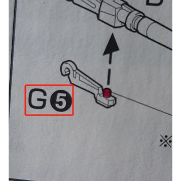 CB RG 22 butcher parts for  09 ZGMF-X09A Justice