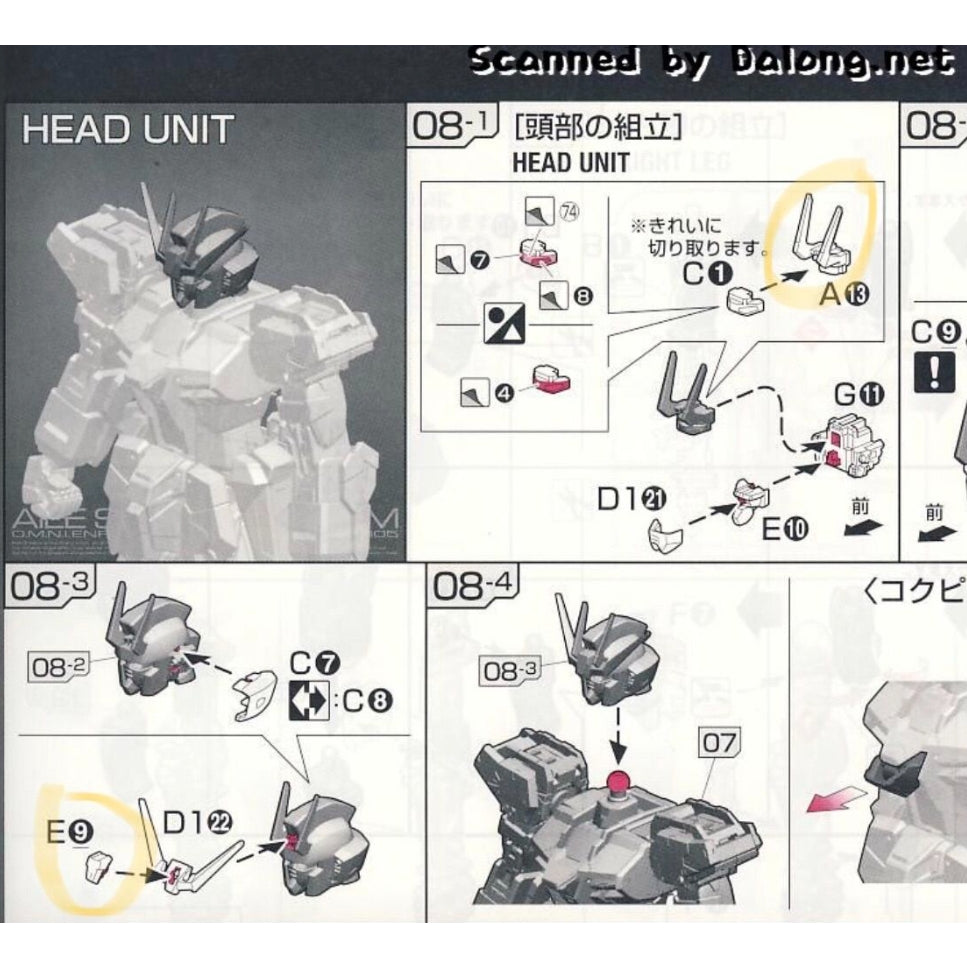 CB RG 06 butcher parts for AILE STRIKE