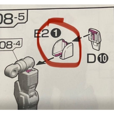 CB RG 09 butcher parts for Strike freedom