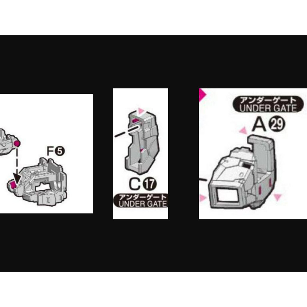 CB RG 20 RX-78-2 Ver 2.0 butcher spare replacement parts