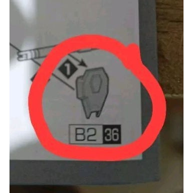 CB HG 22 1/144 Infinite Justice Type 2 butcher spare parts