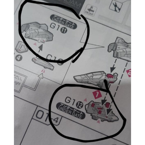 CB RG 16 butcher parts for Force Impulse SPEC 2