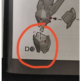 CB RG 15 butcher parts for 1/144 EPYON
