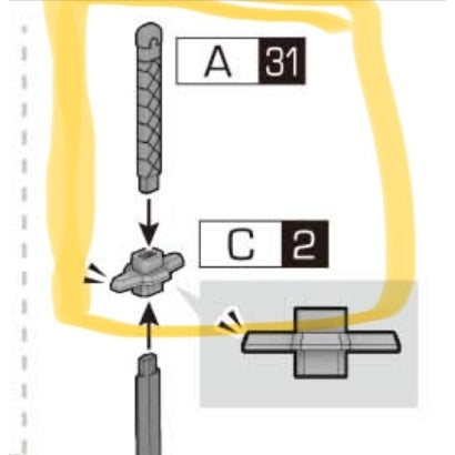 CB HG 18 1/144 Mighty Strike Freedom butcher spare parts