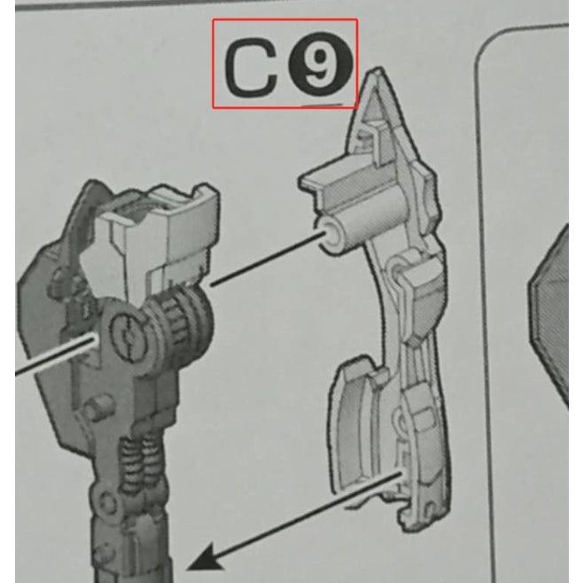 CB butcher parts for HG barbatos lupus C1 C2 C15 C16 D2
