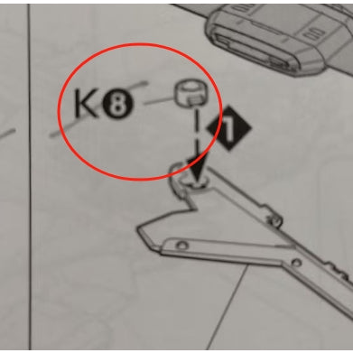 CB MG 28 1/100 Infinite Justice butcher spare replacement parts