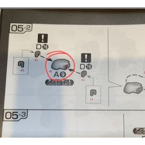 CB RG 11 butcher parts for 31 Crossbone X1