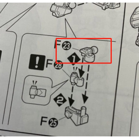 CB MG 1/100 MS-06S Char's Zaku 2.0 butcher spare replacement parts