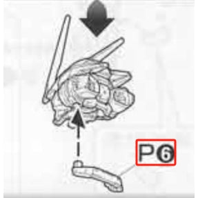 CB MG 29 1/100 butcher parts for Mg Astray Red Frame Kai
