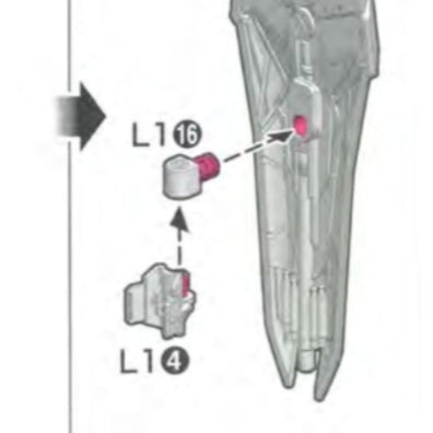 CB RG 04 1/144 Nu butcher spare replacement parts