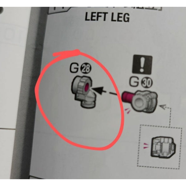 CB RG 20 RX-78-2 Ver 2.0 butcher spare replacement parts
