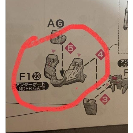 CB RG 15 butcher parts for 1/144 EPYON