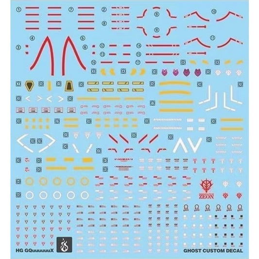 YAN decal Ghost Water Slide for HG 1/144 GQuuuuuuX (YANHG107) 20250721