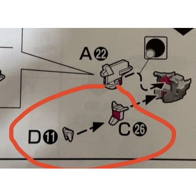 CB RG 09 butcher parts for Strike freedom