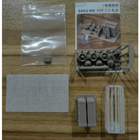 20250722 TAS MG 1/100 Red Char's Zaku 2.0 Detail Shoulder Armor Eye 3D Print Upgrade Parts