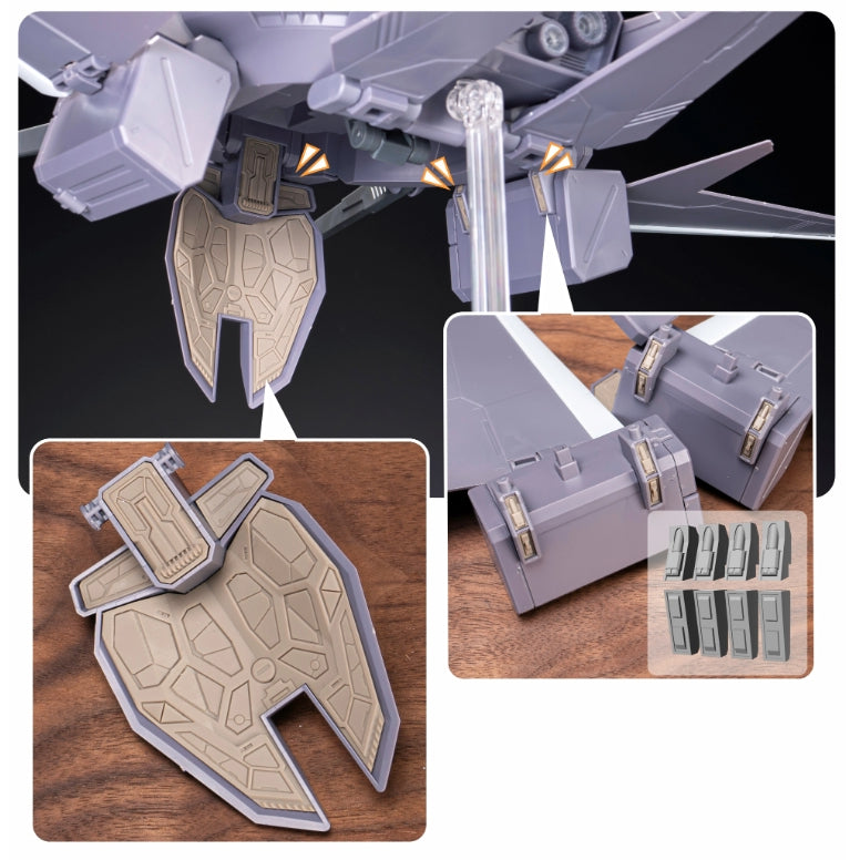 20250722 TAS HG 1/144 Cavalier Aifrid 3D Print Resin Upgrade Parts