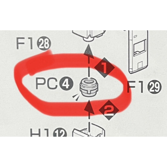 CB MG 05 1/100 butcher parts for  RX-78-2 Ver 3.0