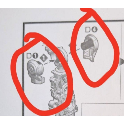 CB butcher parts for PG 1/60 Unleashed RX-78-2