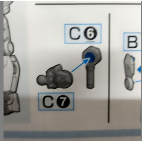 CB HG 02 1/144 butcher parts for  Aerial