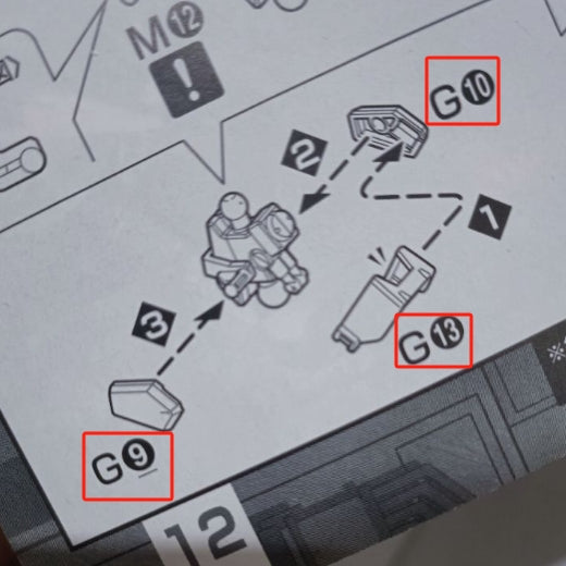 CB MG 08 Aile Strike  ver RM Butcher spare parts