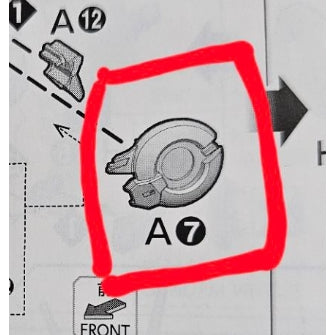 CB MG 1/100 Virtue butcher sapre replacement parts