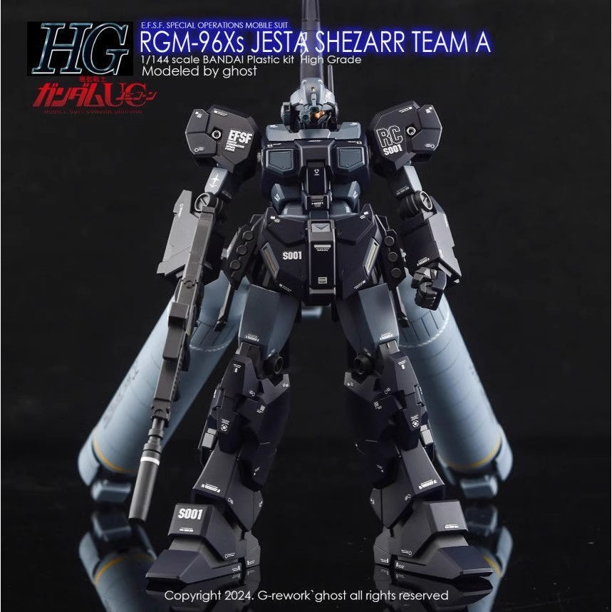 YAN FLAME Water Slide Decal for HG 1/144 RGM-96Xs SHEZARR Jesta Team A (Kits not included) (YANHG113) 20250721