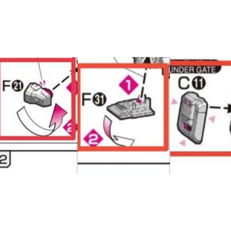 CB RG 20 RX-78-2 Ver 2.0 butcher spare replacement parts