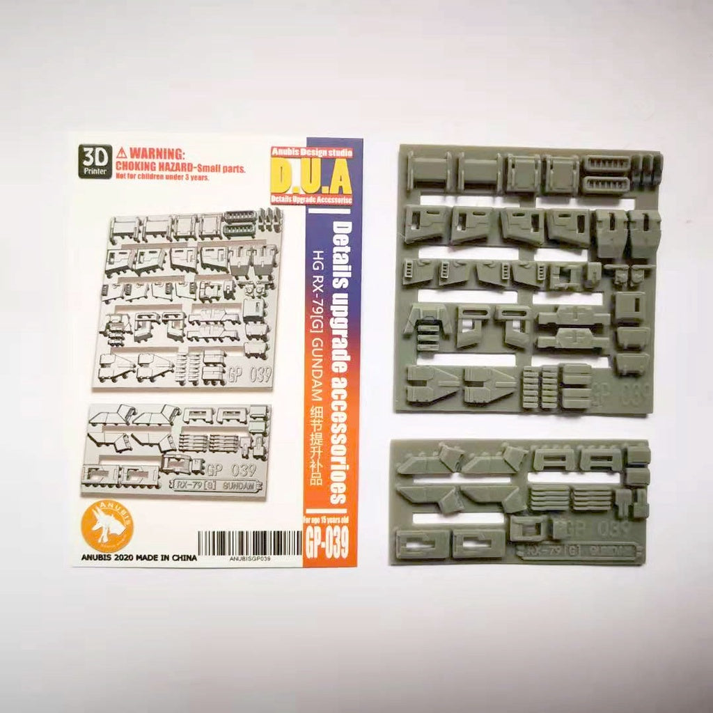 ANUBIS GP039 3D Print Detail Addon Parts for HGUC RX-79【G】 Ground Type 08MS Collectibles