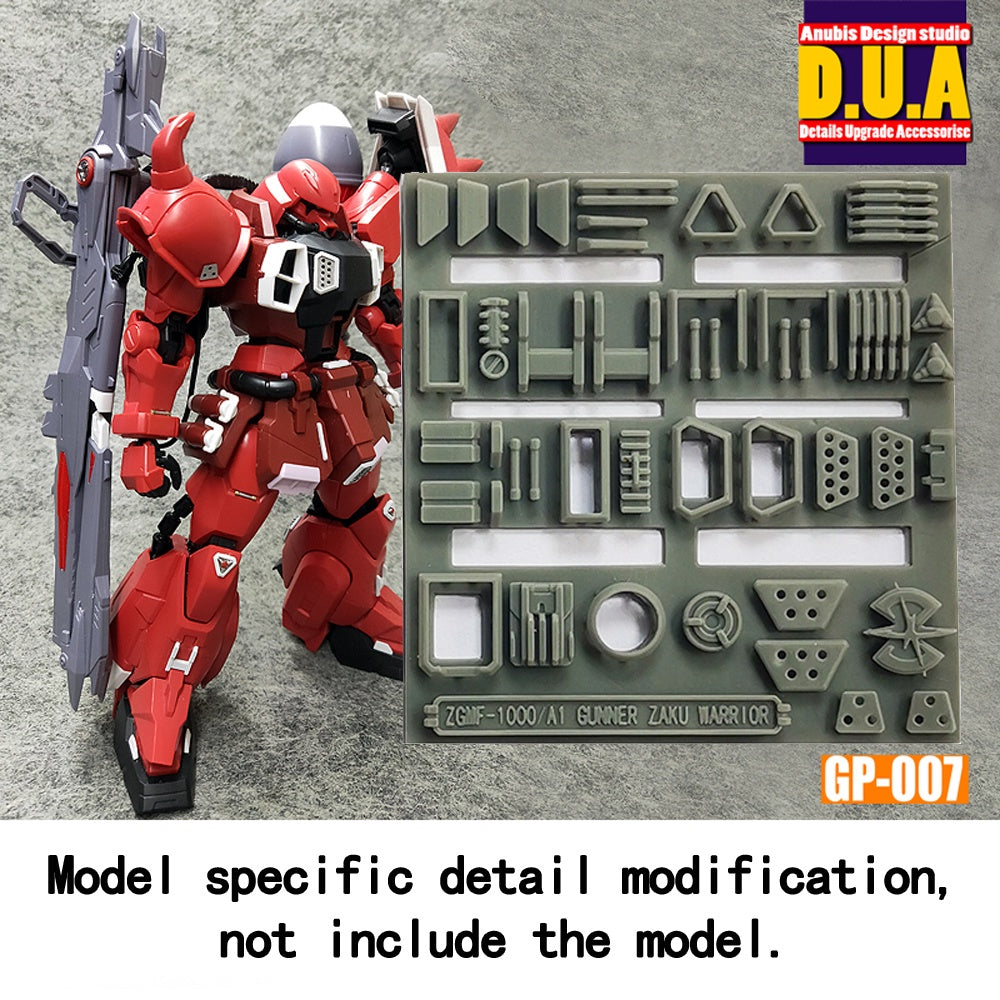 ANUBIS GP001-050 (GP series) 3D Print Addon Detail Parts For MG HG RG Collectibles
