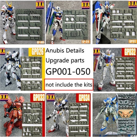 ANUBIS Upgrade Parts GP001-GP050 For RG RX-93-2  Hi Nu  Hi-v  Free Gift Antenna Collectibles