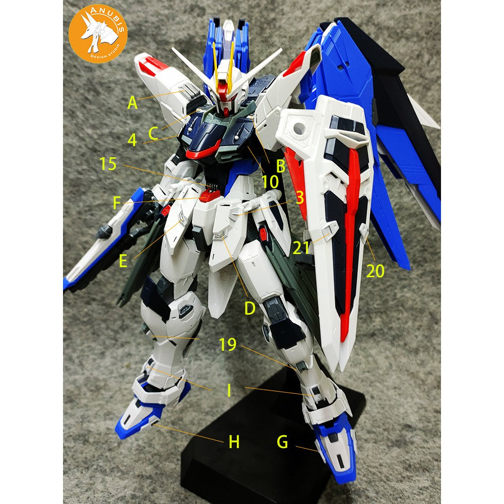 Anubis parts for MG Freedom 2.0 GP017 Collectibles
