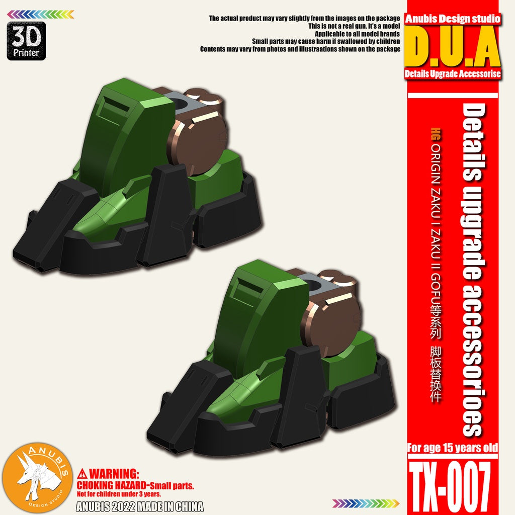 ANUBIS TX007  General Detail Parts Fit For HG ORIGIN ZAKUⅠZAKU Ⅱ GOFU Collectibles