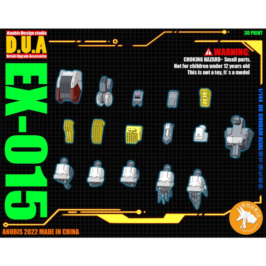 ANUBIS EX015 HG  AERIAL 3d Print detail parts upgrade Collectibles