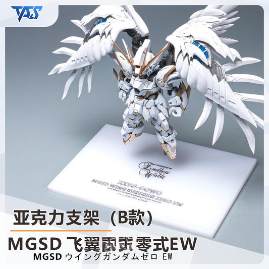 20250722 TAS MGSD Wing Zero EW Acrylic Display Stand (No kits, no model)