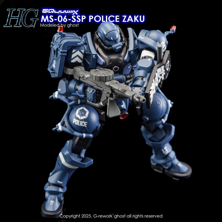 YAN FLAME Water slide decal for HG 1/144 GQuuuuuuX Police Zaku GQ (YANHG112) 20250721