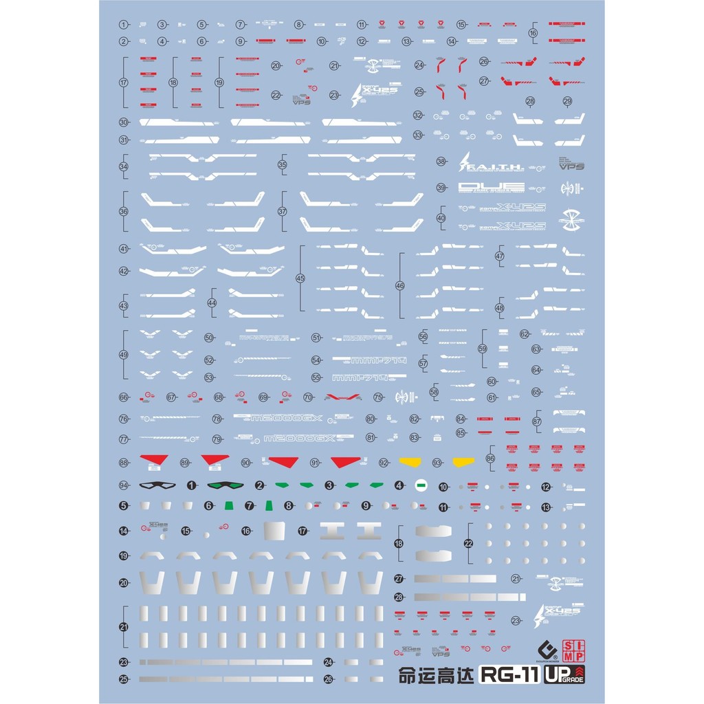 20250721 EVO Water Slide Decal RG 1/144 Destiny EVORG011