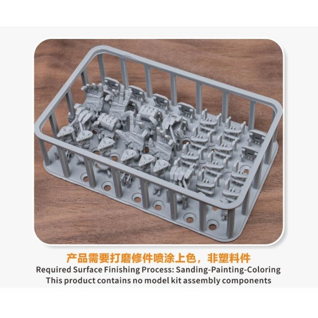 20250722 TAS HG 1/144 GQuuuuuuX Red Pro Masking Tape Pre-cut / 3D Print Upgrade Hands Funnel Parts (Not the kits, not the model)