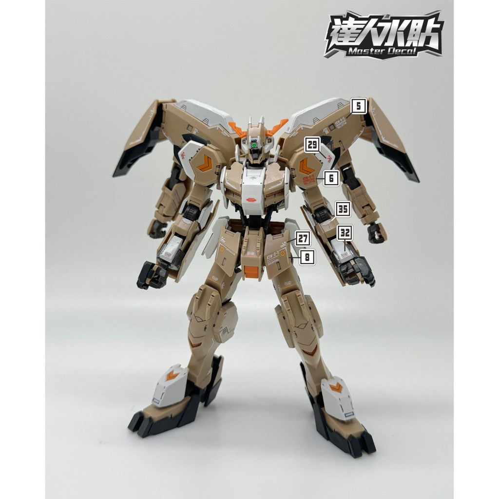 MASTER Water Slide Decal H107 for HG 1/144 Gusion Rebake Full City