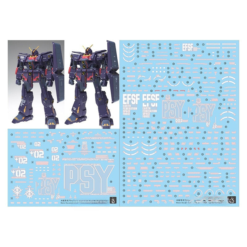YAN FLAME Water Slide Decal for HG 1/144 HGUC PSYCHO Mk-Ⅱ MK2 (YANHG111) 20250721