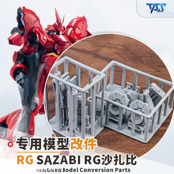 20250722 TAS RG 1/144 SAZABI Model Conversion 3D PRINT Upgrade Parts (Not the kits or model)
