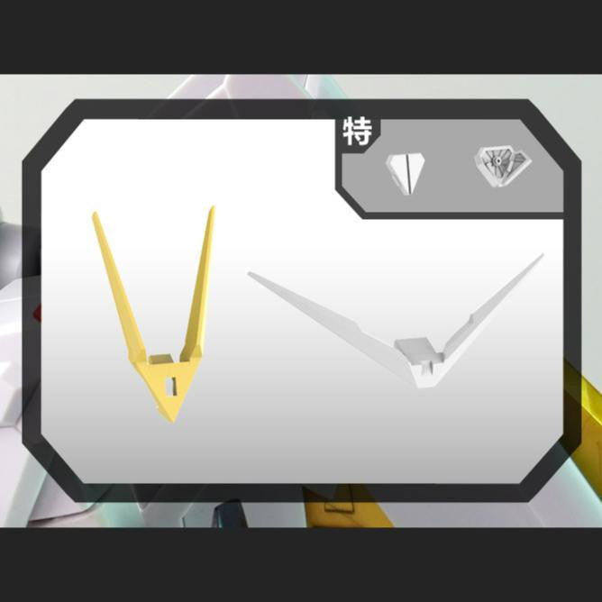 SDJJ Plasticist Studio 3D printing parts for HG 1/144 Mighty Strike Freedom V-FIN (SDJJ004)