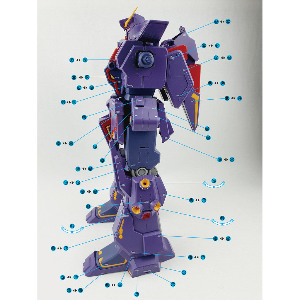 YAN FLAME Water Slide Decal for HG 1/144 HGUC PSYCHO Mk-Ⅱ MK2 (YANHG111) 20250721