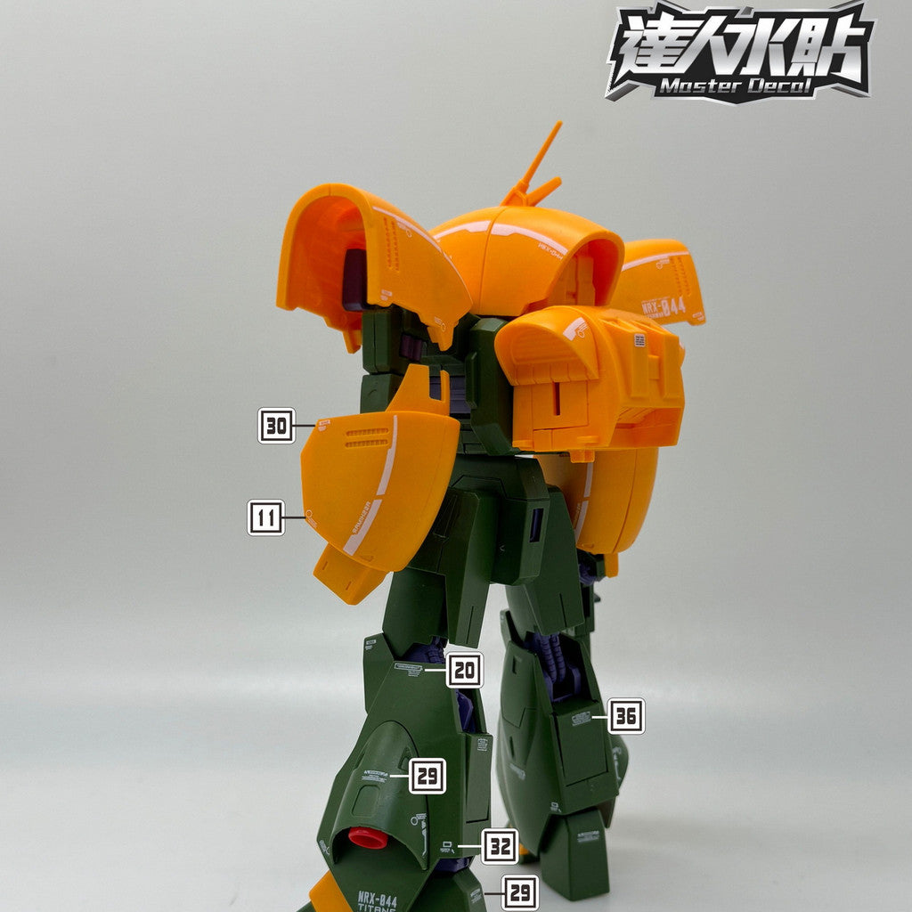 MASTER Water Slide Decal H110 for HG 1/144 Asshimar Pumpkin