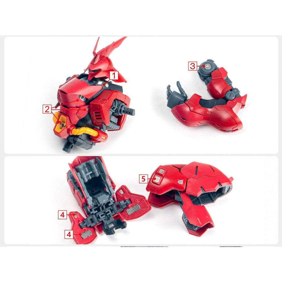 20250722 TAS RG 1/144 SAZABI Etching Photo-Etched Parts (Not the kits or model)