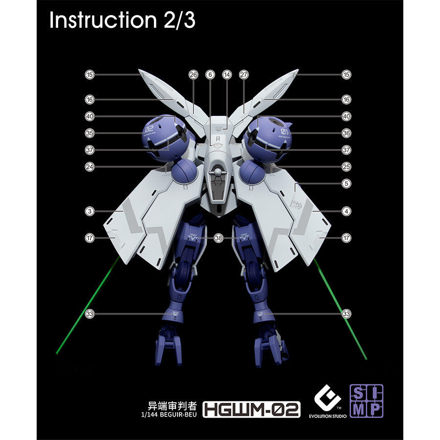 20250721 EVO HG TWFM BEGUIR-BEN / MICHAELIS / BEGUIR-PENTE MODEL Water Slide Decal EVOHG002