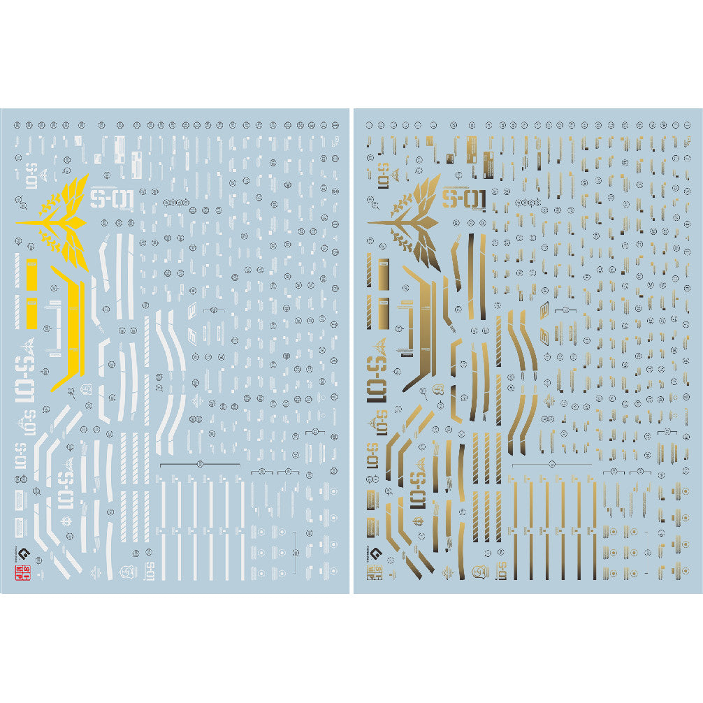 20250721 EVO MG 1/100 Sazabi Ver.ka Fluo Gold Coating Water Slide Decal EVOMG038 EVOMG039