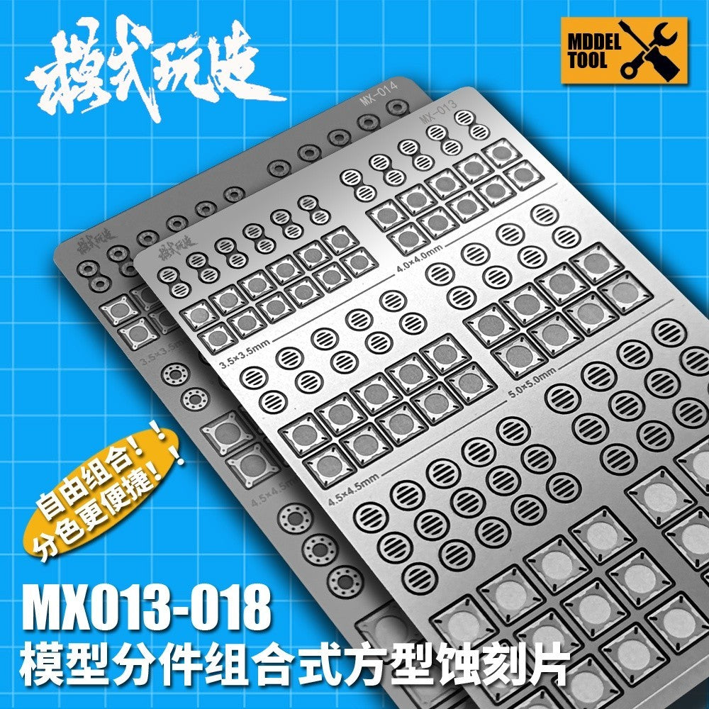 MOSHI M.S. MX013-016  Model Detail Modification Metal Etching